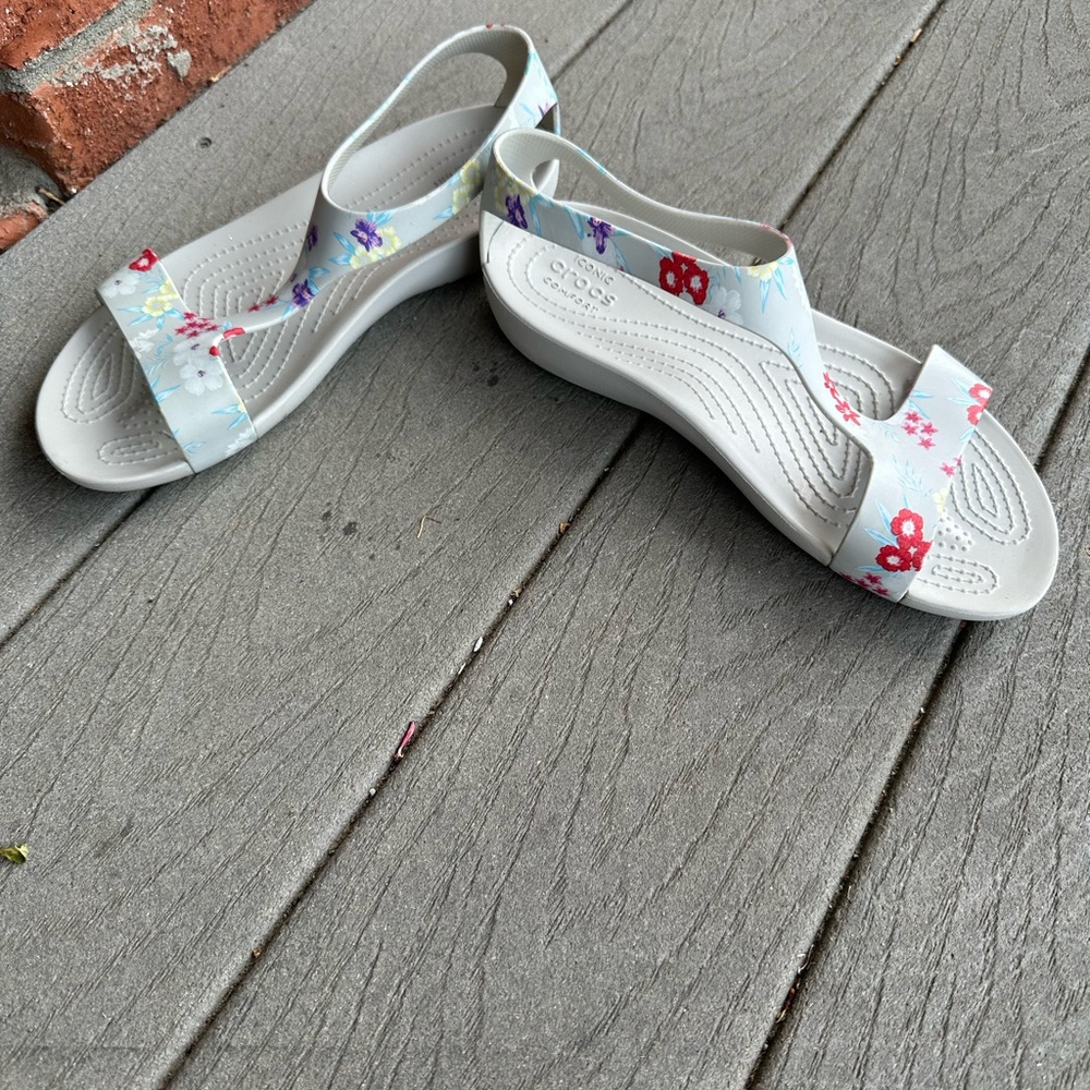 Crocs slip in Sandler with floral print - Picture 3 of 6